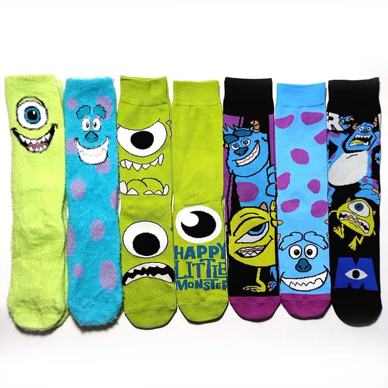 Lot 47 styles chaussettes cartoon drôles couple - Crew longues tendance homme design