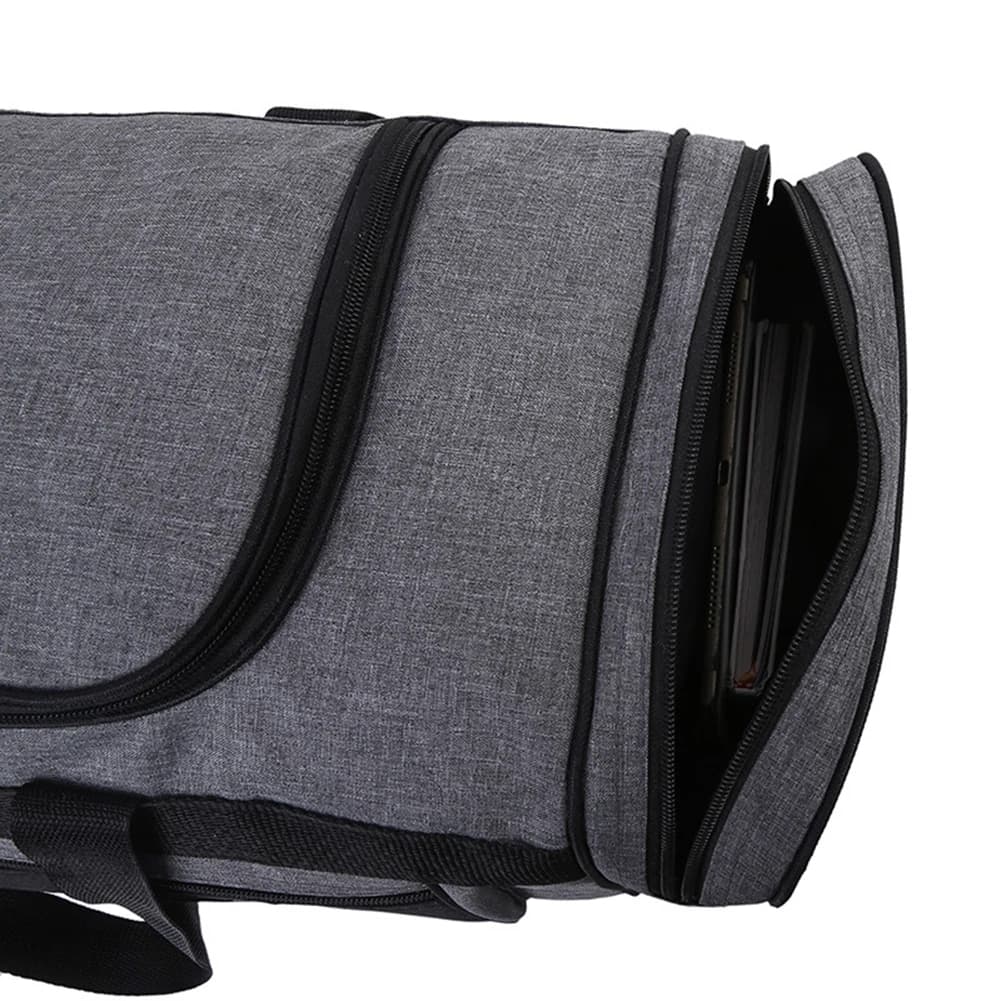Sac de sport Oxford séparation sec/humide grande capacité, sac yoga étanche multifonction pour voyage et natation