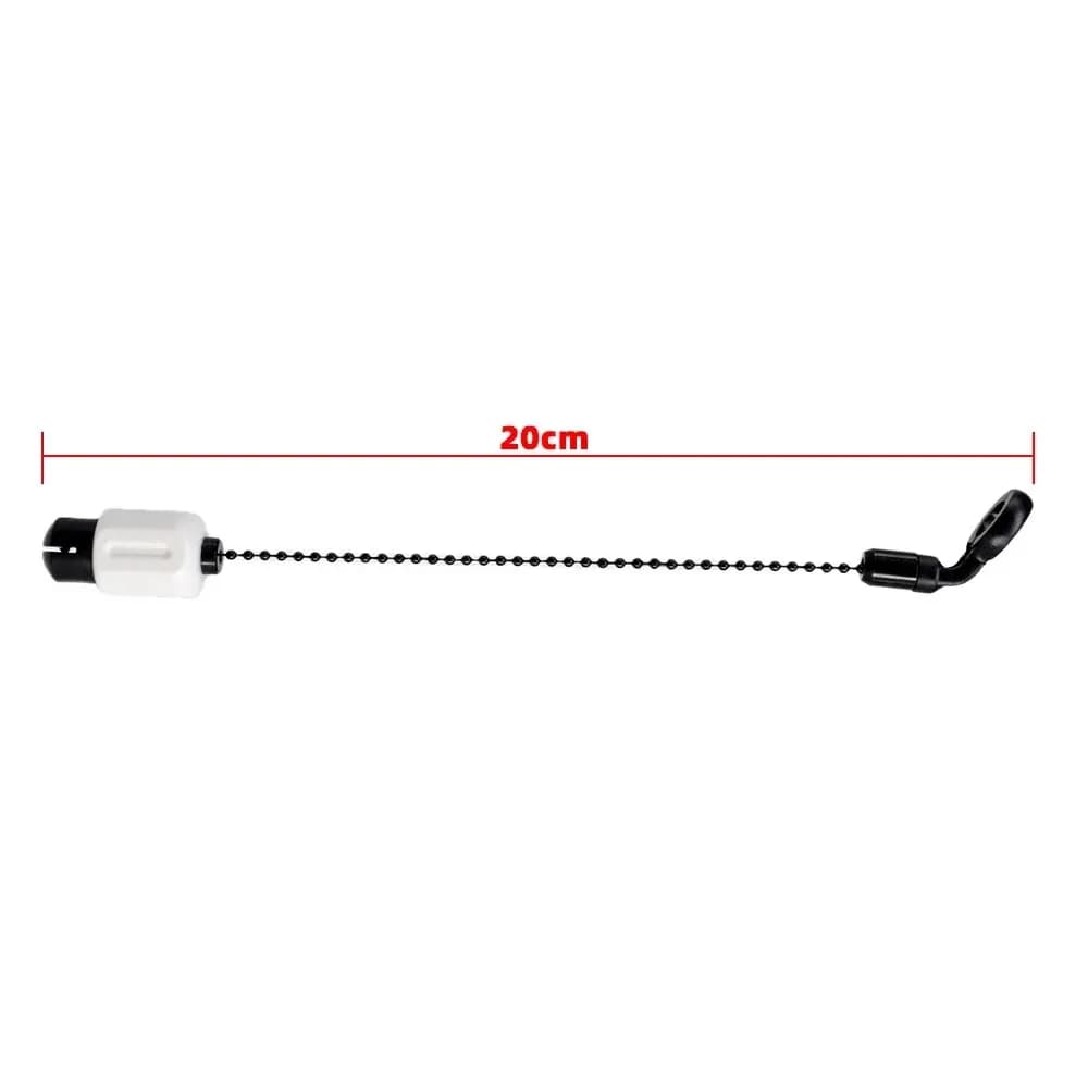 Indicateur de touche Swinger Hirisi avec chaîne en laiton - Bobbins pour alarmes de pêche à la carpe B2029