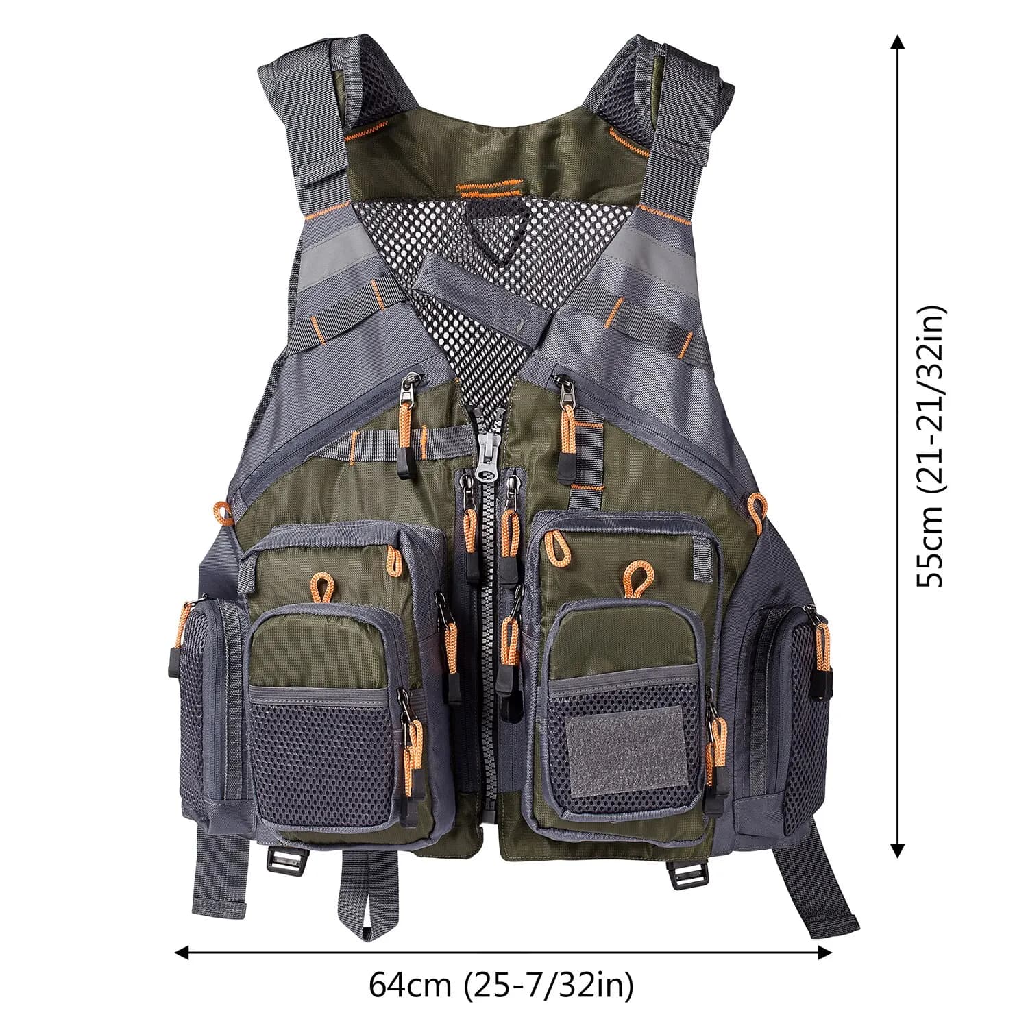 Veste de pêche respirante et ajustable - Veste de sport pour la pêche, la natation et les activités outdoor