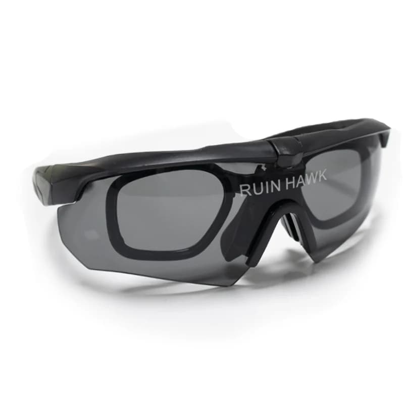 Lunettes tactiques avec monture myopie pour airsoft, chasse, randonnée - Équipement militaire pêche