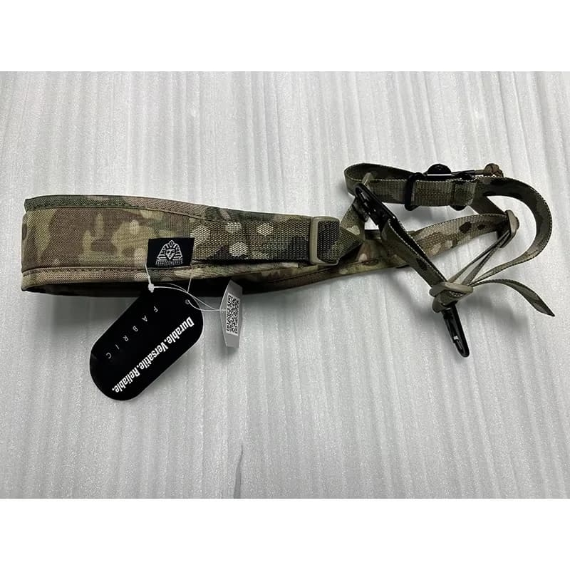 Bretelle camouflage réglable pour fusil de pêche - Sangle 2 points modulaire chasse pêche combat