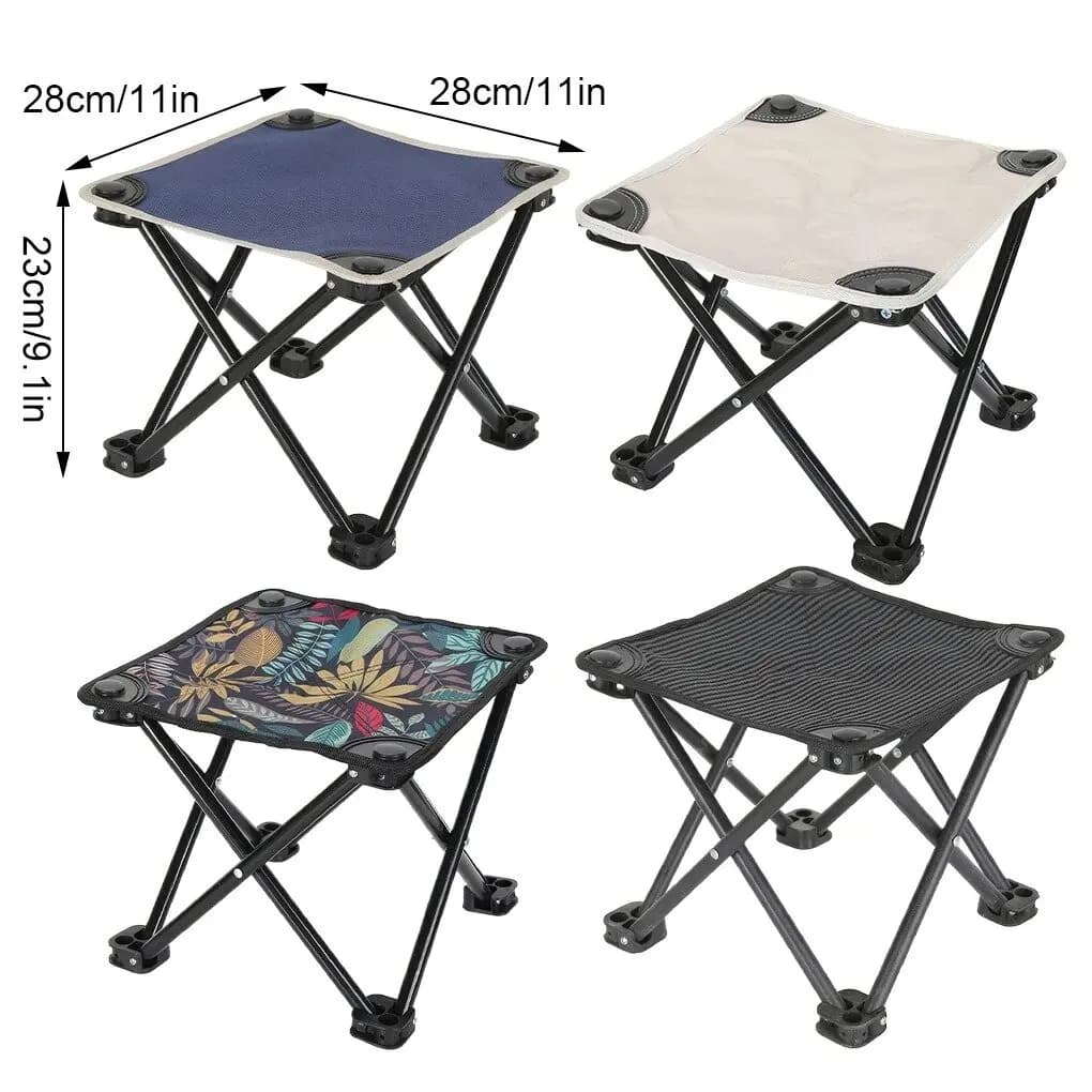 Tabouret pliant portable pêche randonnée camping plage siège dépliable léger