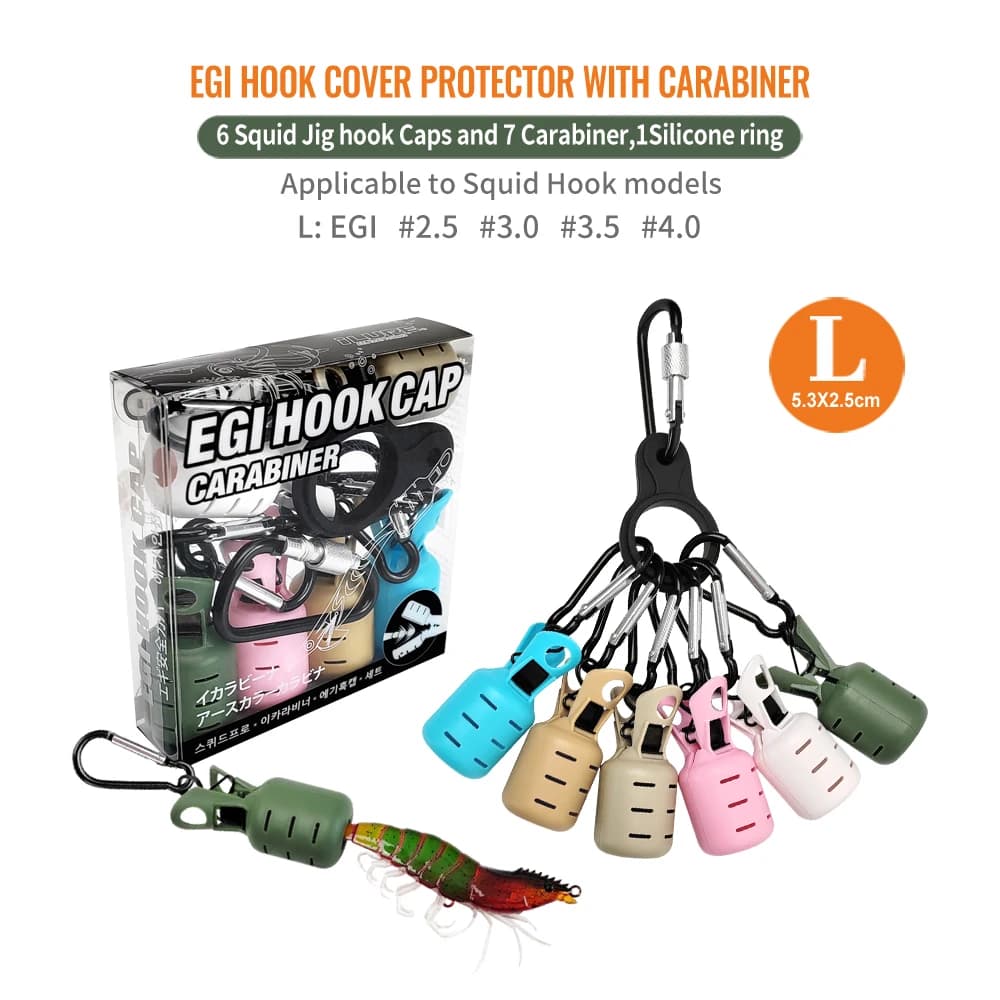 Kit 6 protections hameçon calmar leurre pêche couverture parapluie accessoire France