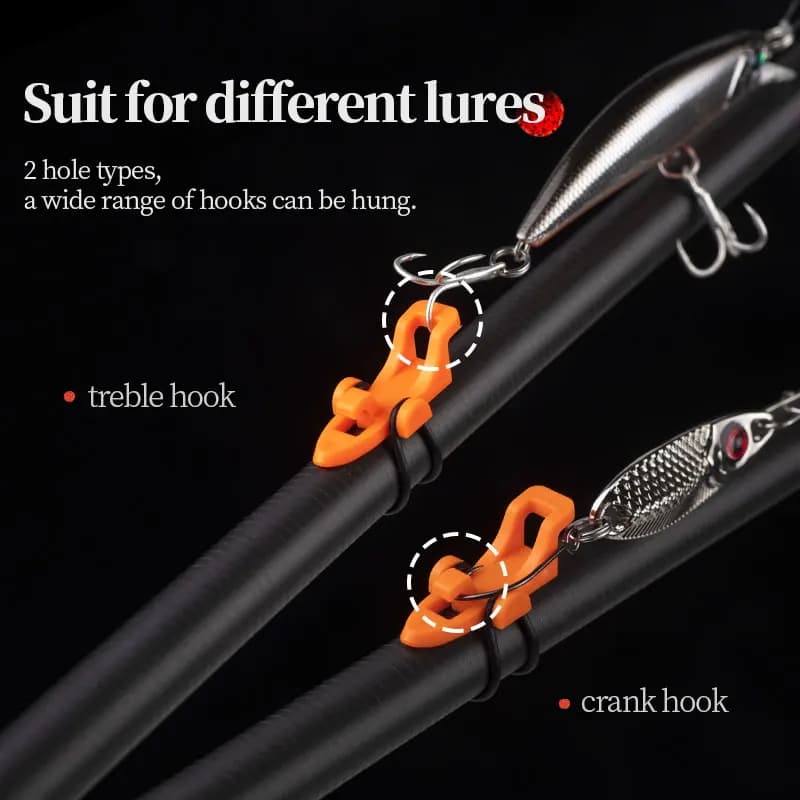 20-30 pièces porte-leurres LINNHUE support appâts crochets sécurité accessoires pêche canne
