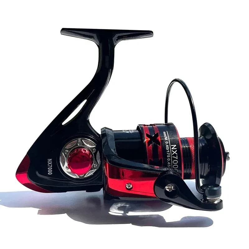 Moulinet spinning 10KG max drag, carrosserie métal durable, pour pêche eau douce et salée, roulements à billes