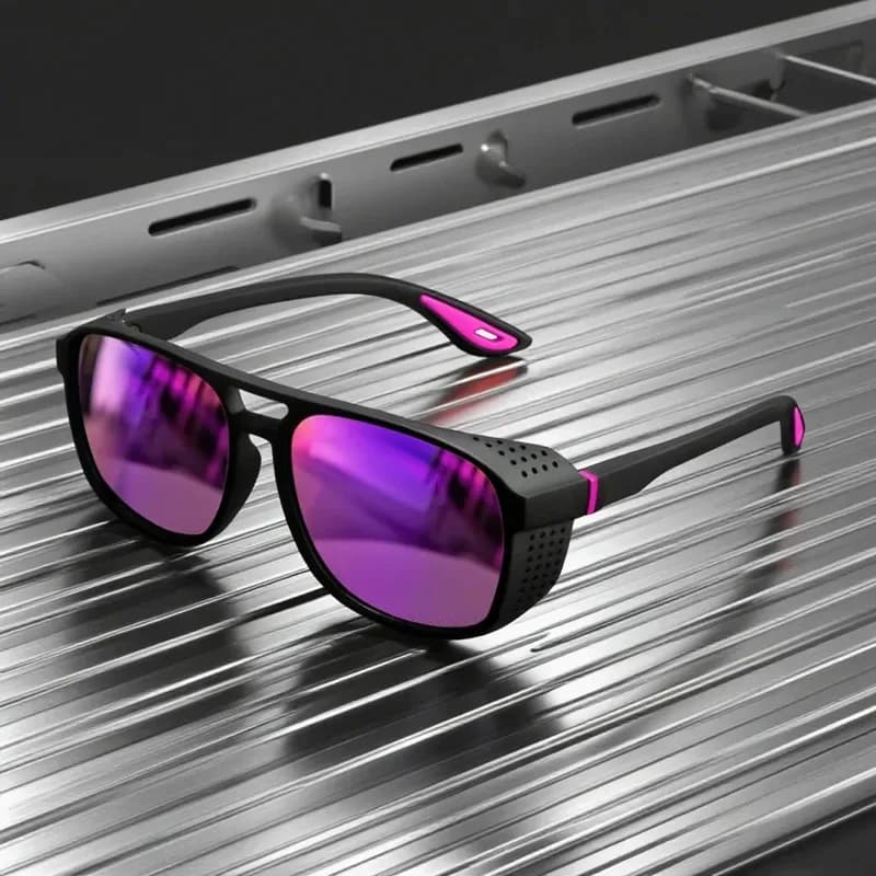 Lunettes de sport polarisées professionnelles UV400 pour pêche, vélo, course - Homme Femme