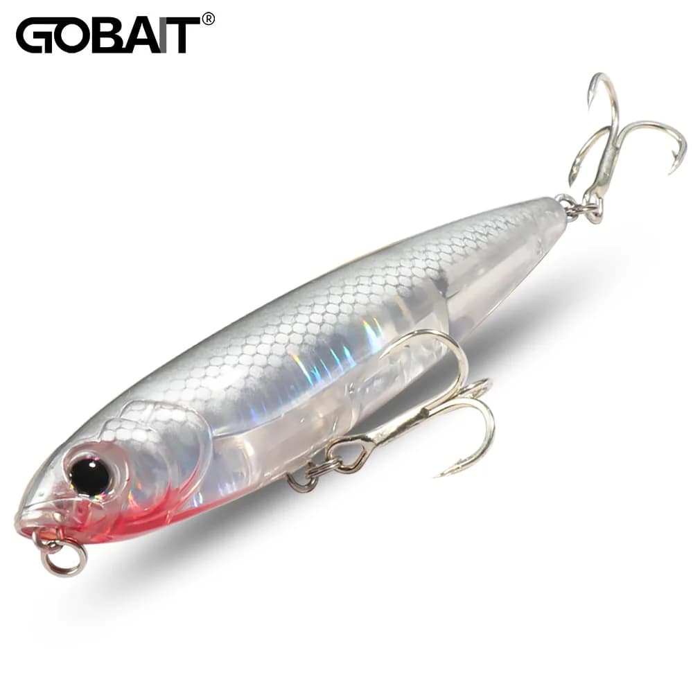 Leurre flottant GOBAIT 17,5g 10cm pour pêche topwater en surface avec animation walk the dog et