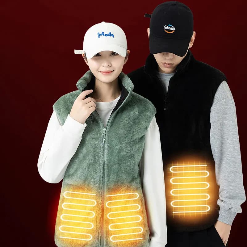 Gilet chauffant 9 zones intelligent pour homme et femme hiver chauffage thermique