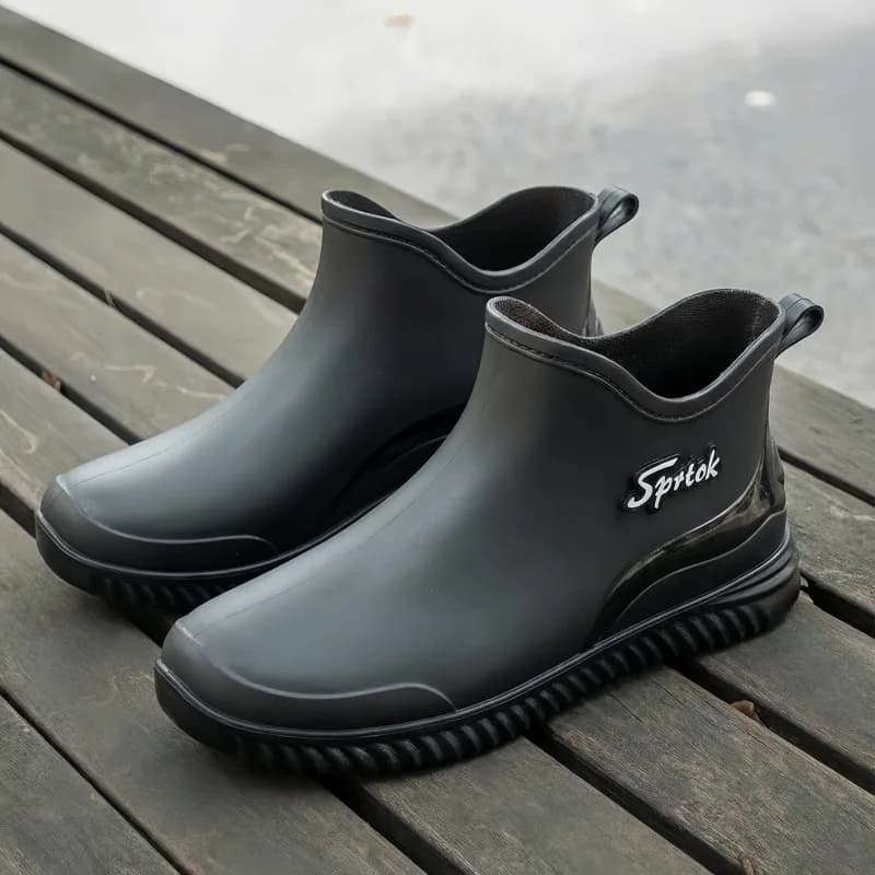 Bottes de pêche imperméables homme antidérapantes PVC respirantes pour travail extérieur et wading