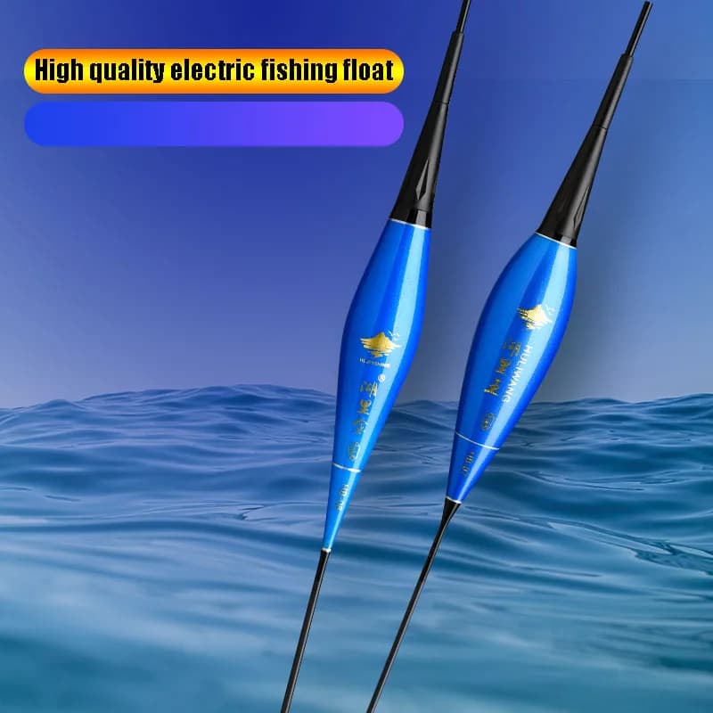 3 Flotteurs Pêche Nuit Lumière Bleue Verte Électrique Source Lumineuse Fraîche Sans Éblouissement Accessoire