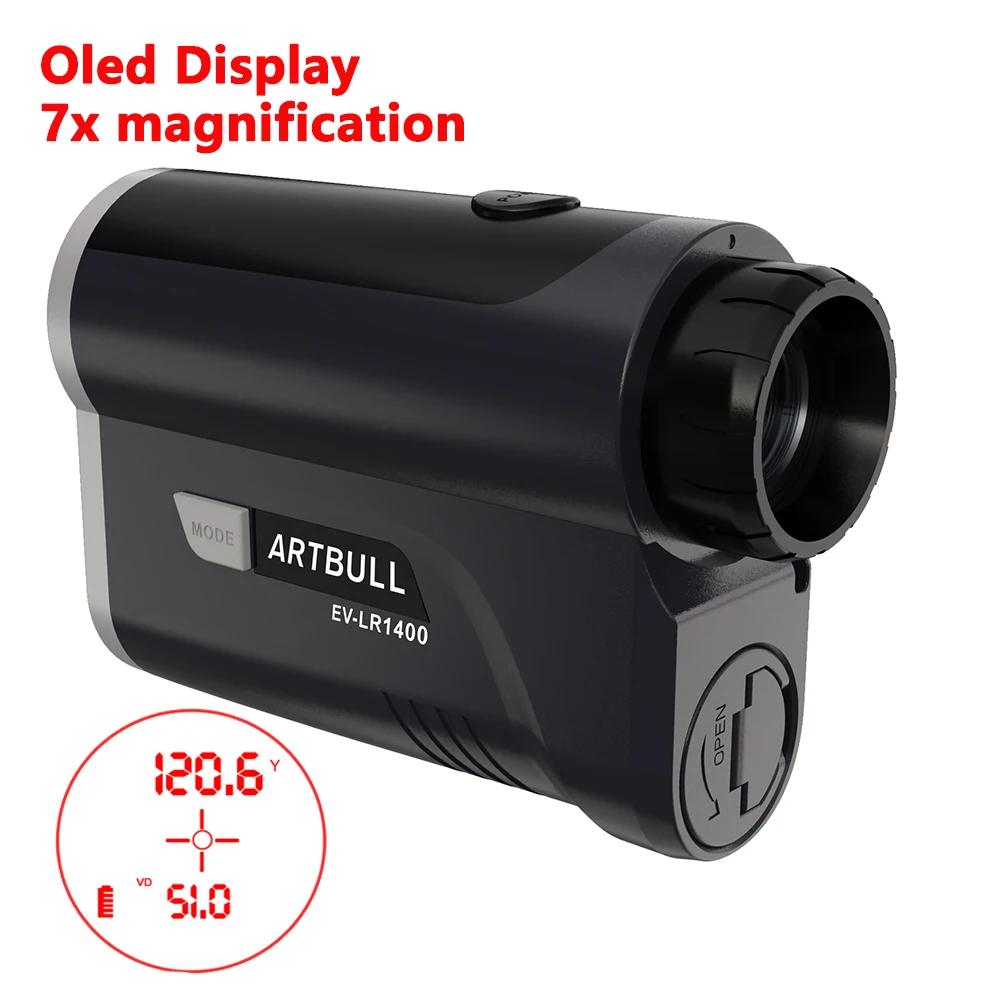 Télémètre laser chasse 2000 yards OLED rouge - Amplification 7x pour pêche et outdoor