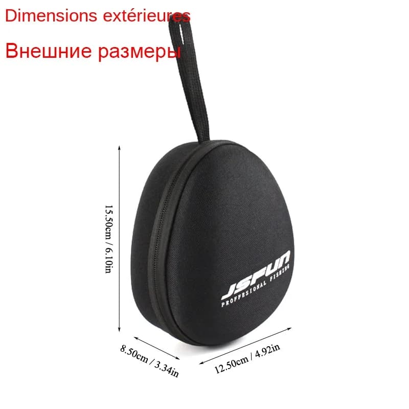Housse de protection EVA pour moulinets de pêche - Étui portable pour moulinets drum, spinning et raft
