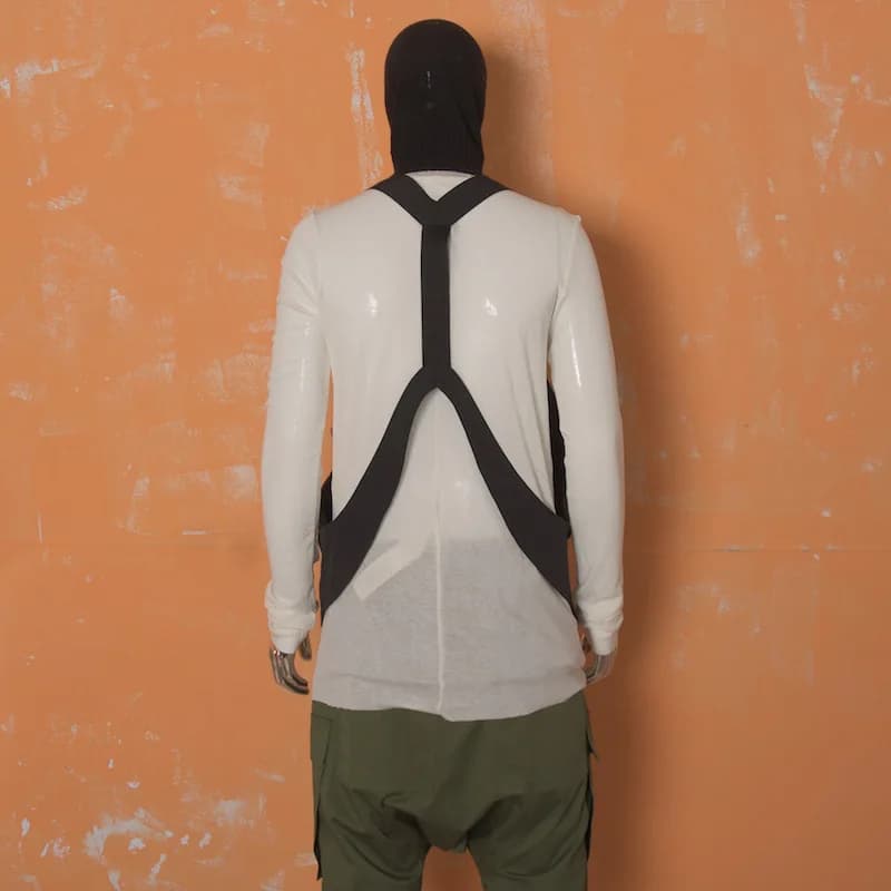 Gilet homme multi-poches à fermeture métallique noir - Design tendance pour pêche décontractée plein air