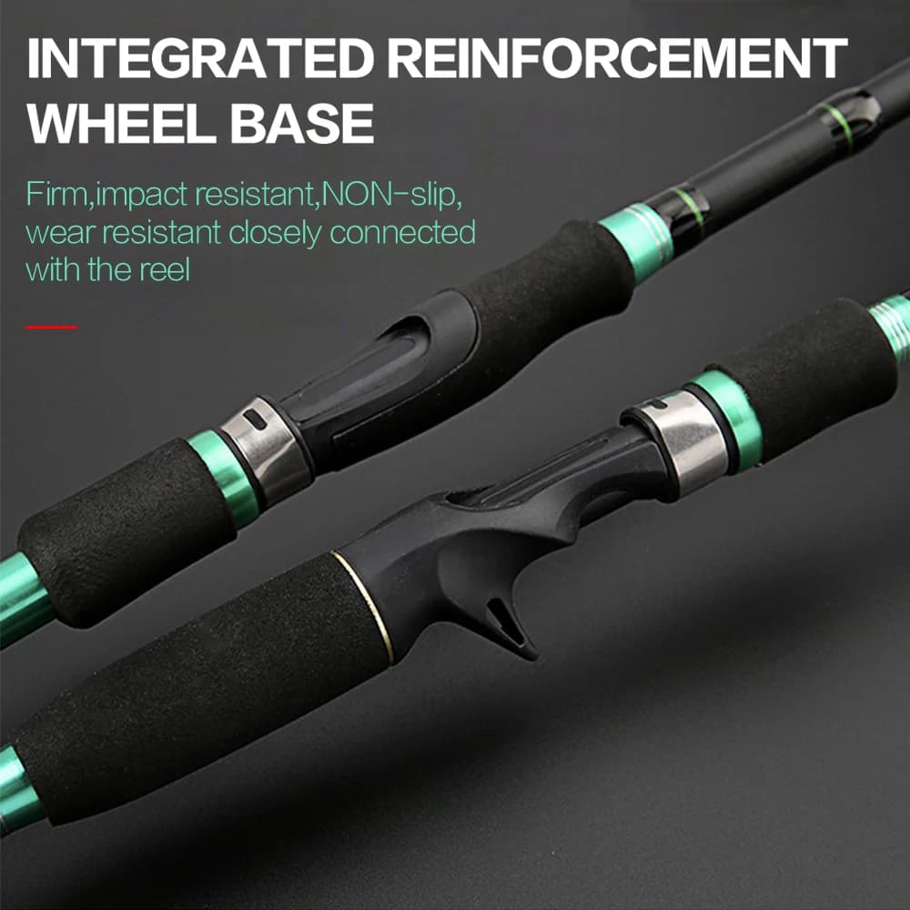 Canne télescopique pêche roche 1.8M-2.7M spinning mouche carp feeder - Canne voyage ultra légère fibre carbone