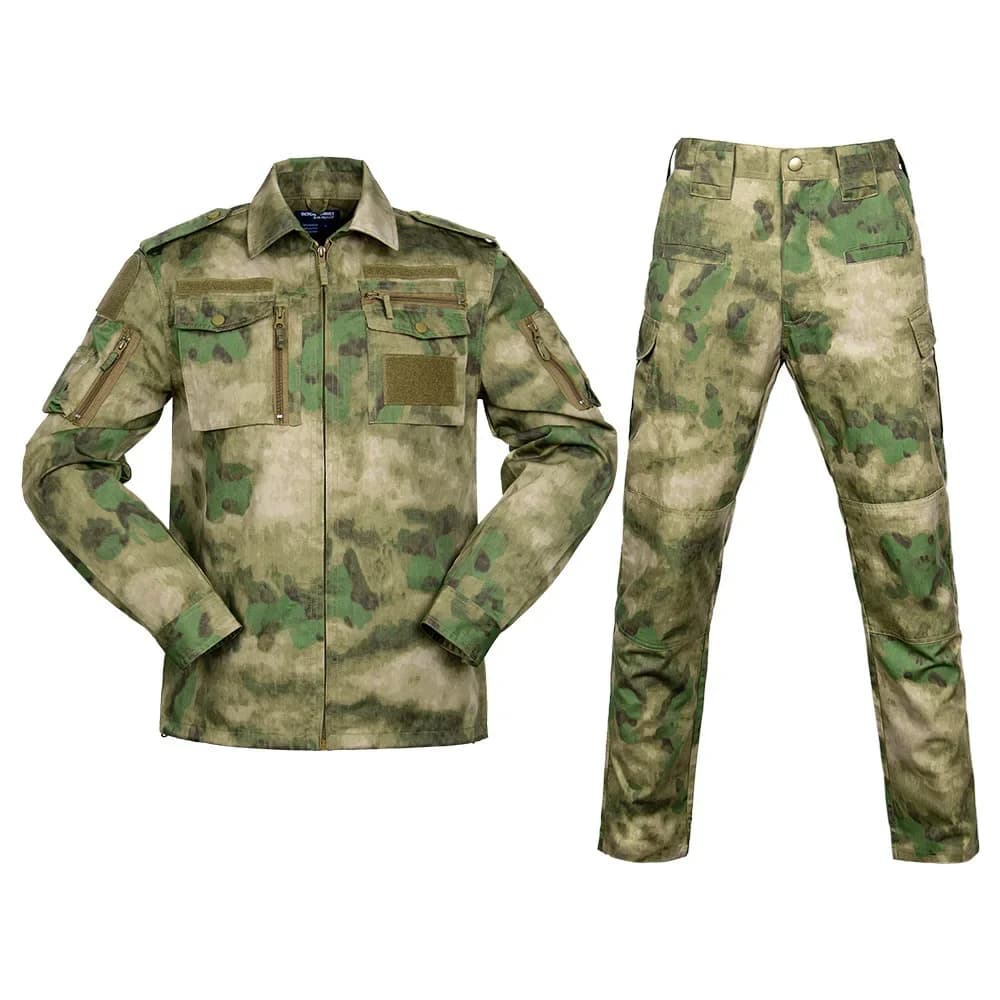 Ensemble tactique BDU shirt pantalon uniforme camouflage pêche chasse airsoft entraînement