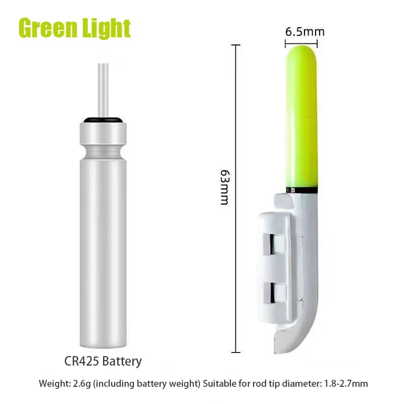 Bâton lumineux LED électronique pour pêche de nuit - Flotteur étanche CR425 avec lumière attirant les poissons