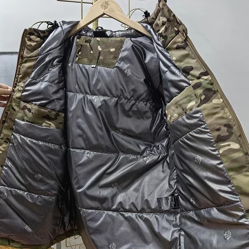 Tenue hiver chasse pêche camouflage épaisse imperméable - veste pantalon tactique résistant