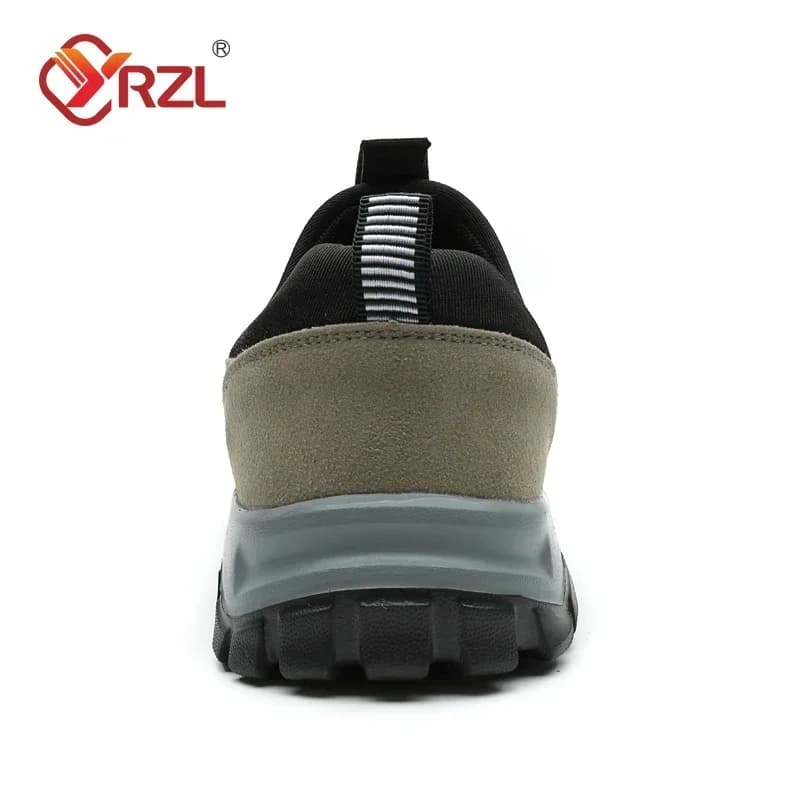 Chaussures de randonnée pêche homme YRZL en daim respirant, antidérapantes pour pêche en montagne et rivière