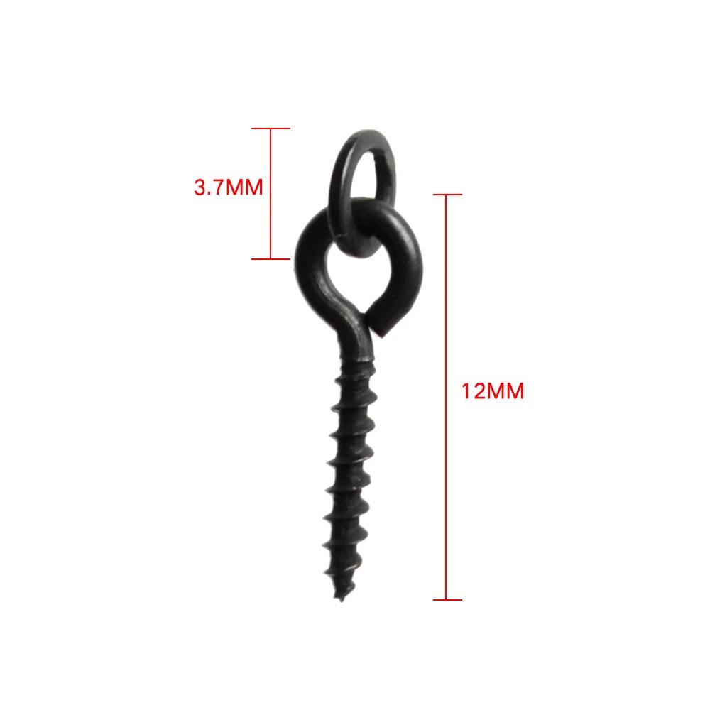 Hirisi 20 pièces vis à boilies pour carp fishing avec anneau solide outil appât chod rigs