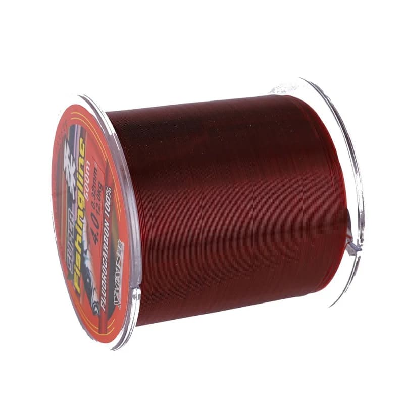 Ligne leader nylon 500M super résistante - Pour pêche eau douce et mer avec excellente résistance abrasion
