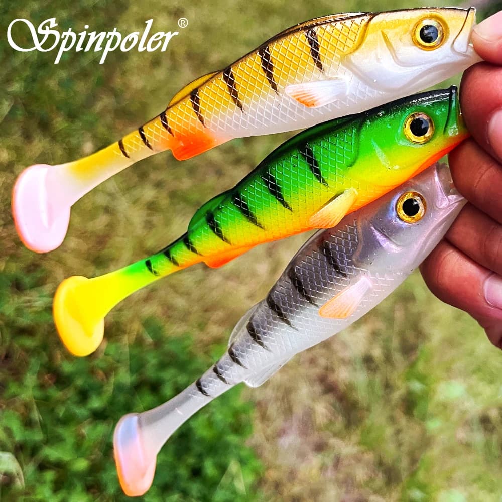 Leurre souple Spinpoler Vigour Perch Shad 7cm 11cm 14cm pour brochet sandre perche - Swimbait pêche carnassier