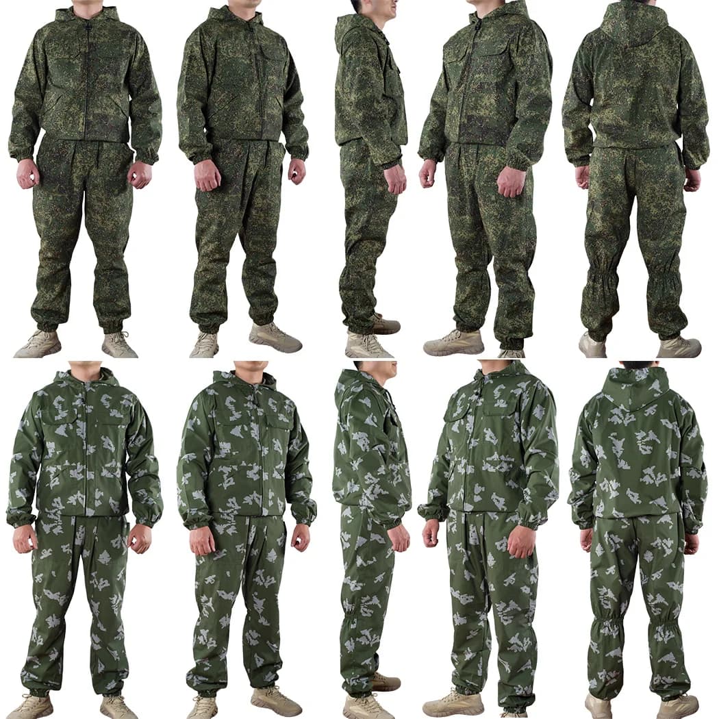 Combinaison camouflage russe été pêche chasse respirante vêtement extérieur confortable tenue tactique