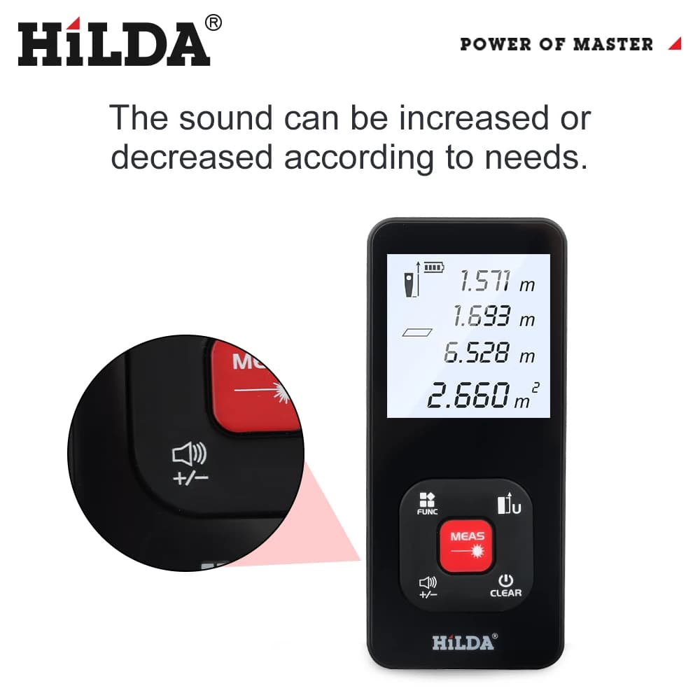 Télémètre laser HILDA professionnel 120m pour pêche précise - Instrument de mesure haute performance