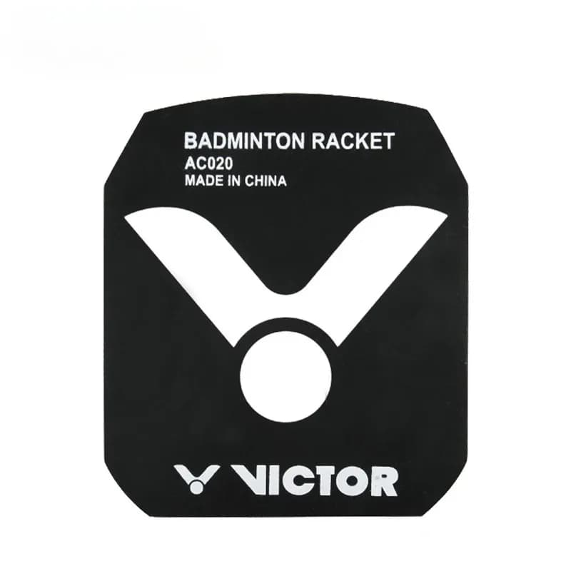 Plaque logo V originale pour raquettes de badminton - Accessoire sportif personnalisation équipement