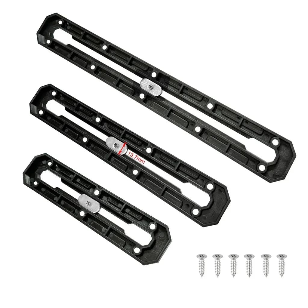 Rail de fixation profil bas kayak canoe track montage accessoires universel pour bateau pêche équipement