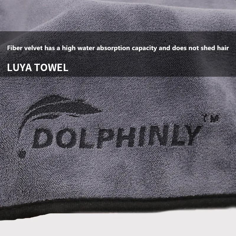 Serviette pêche portable épaisse antidérapante pour essuyage mains et poissons absorption maximale