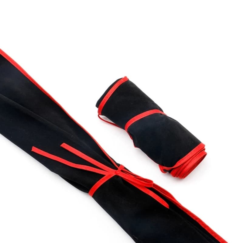 Housse de protection anti-rayures pour canne à pêche avec compartiment pour moulinet et accessoires