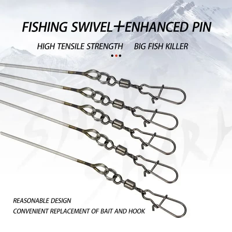 Rig Alabama 5 bras avec 8 lames ultralégères willow blade pour leurres nageurs pêche du bar et mer