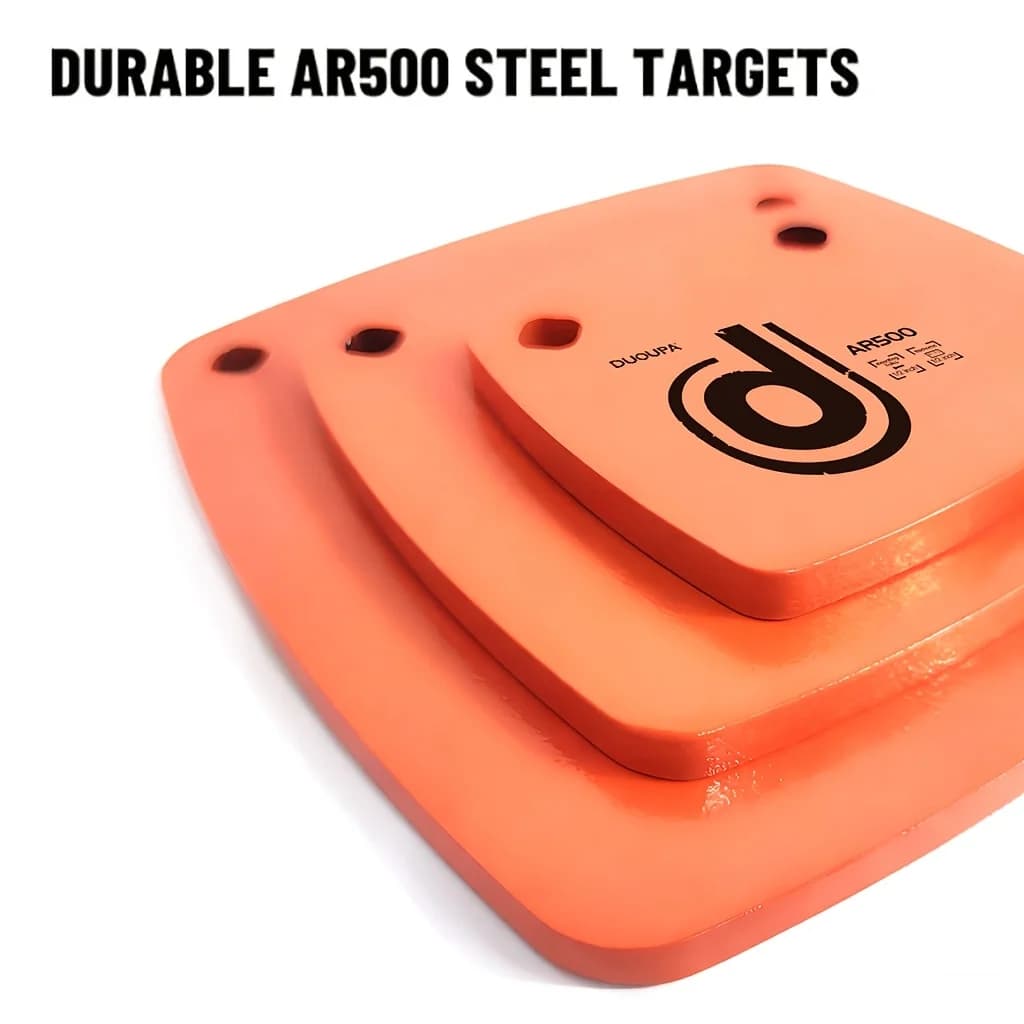 Cibles en acier AR500 12 mm silhouette ronde découpée laser pour stand et jardin