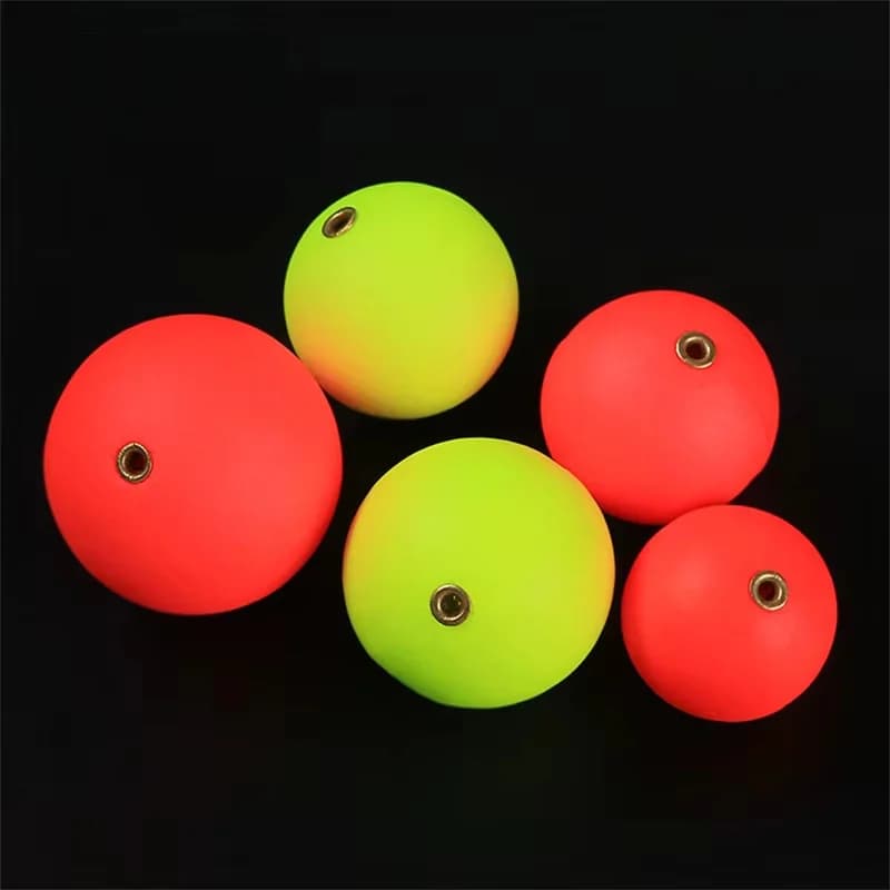 10 boules de flottaison EPS 15-36mm - Flotteurs pêche en mousse légers et visibles