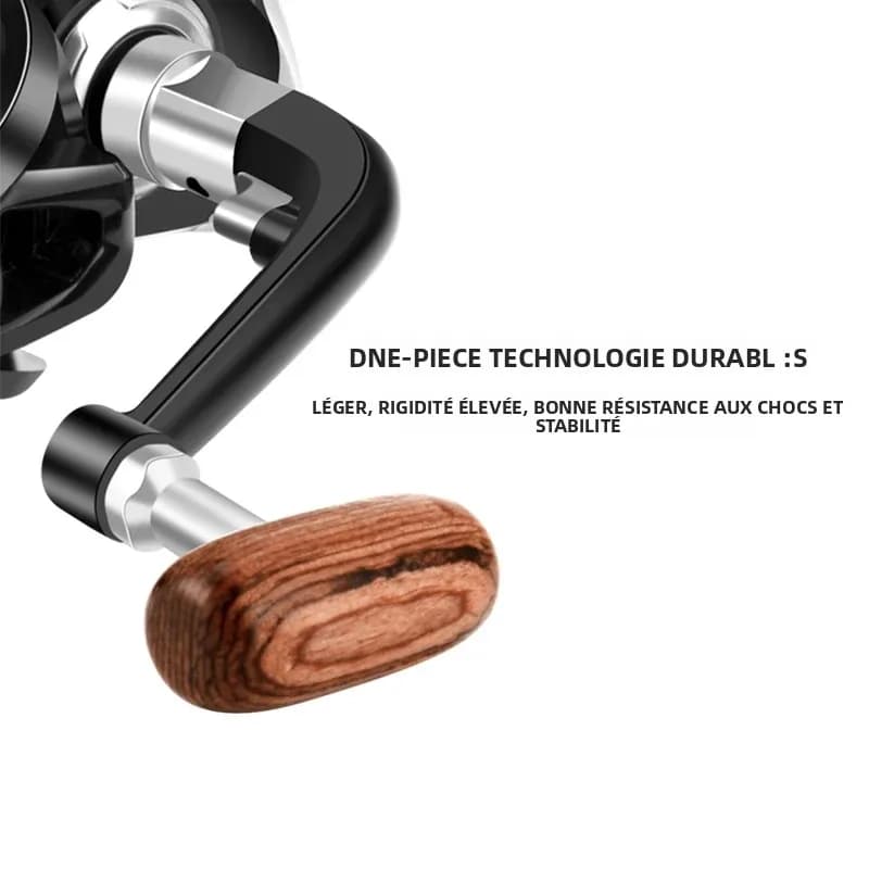 Moulinet spinning ultraléger Huidiao 150g série 500/800 - Ratio 5.2:1 pour pêche sur glace compact