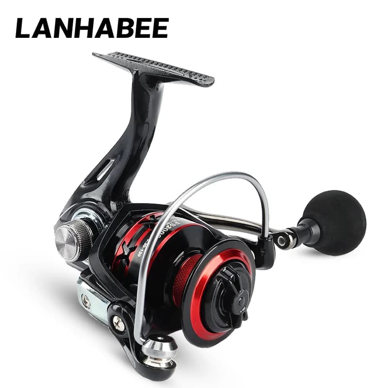 Moulinet spinning LANHABEE 2000 4000 pour lac rivière eau douce avec main interchangeable