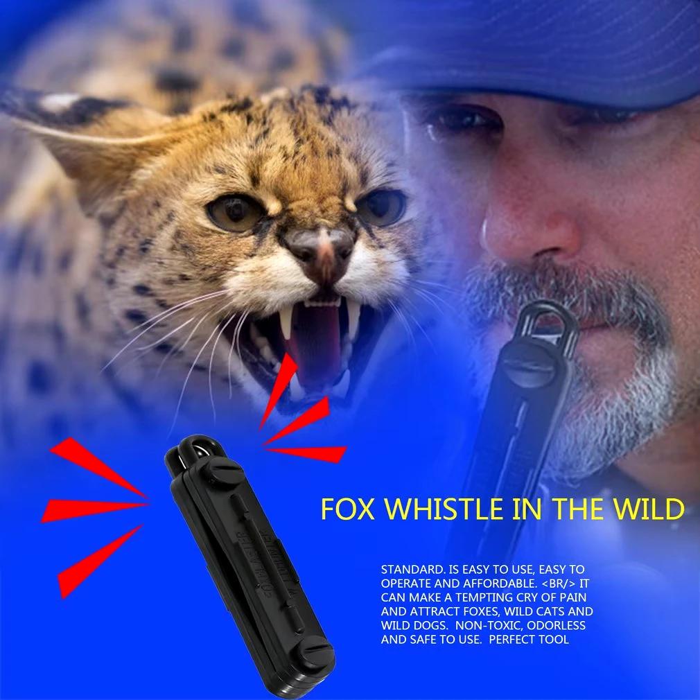 Sifflet appel renard noir - Accessoire chasse appel prédateurs pour pêcheur observateur nature