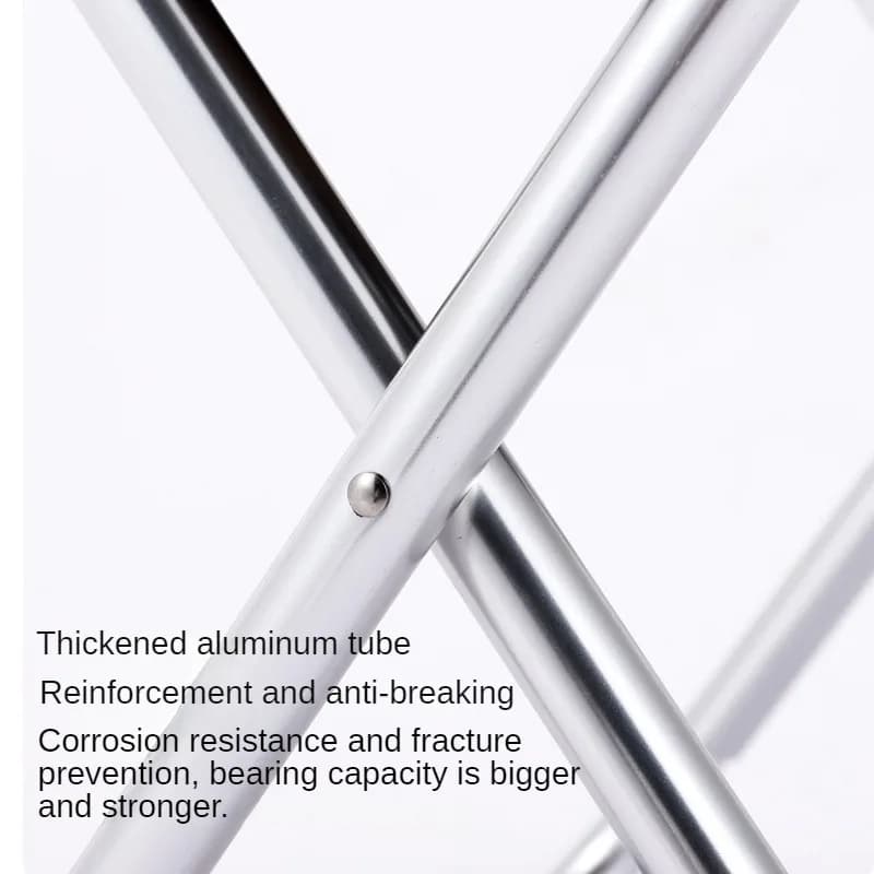 Tabouret de pêche pliant léger avec sac de transport - Siège portable aluminium pour camping et plage