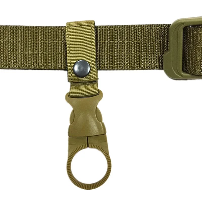 Porte-bouteille clipable nylon avec mousqueton pour ceinture sac à dos équipement pêche et randonnée
