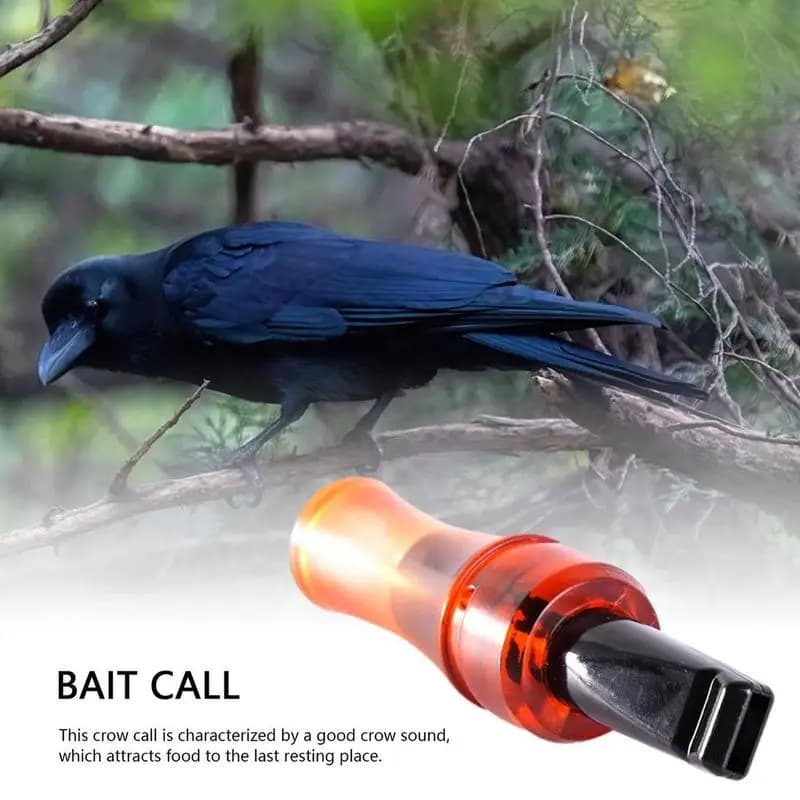 Sifflet appel corbeau chasse outils - leurre décoy simulation son appât accessoire extérieur