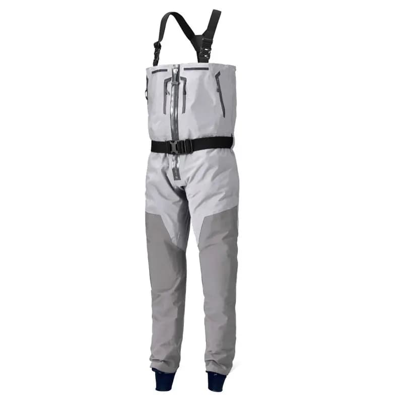 Waders poitrine 4 couches fermeture éclair pour hommes pêche chasse étanches