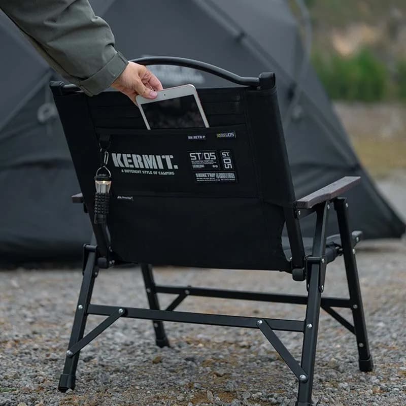 Chaise de pêche pliante ultra-légère ShineTrip Outdoor Tactical - Chaise Kermit aluminium portable