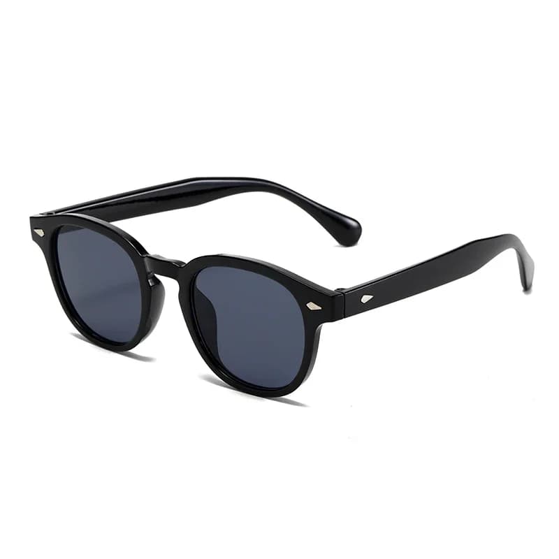 Lunettes de soleil vintage rectangle luxe homme femme - Marque designer tendance pour Noël et pêche