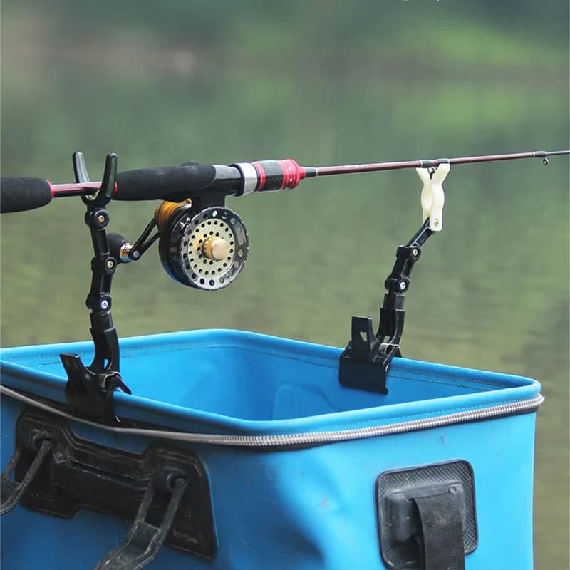 Support de canne à pêche lumineux anti-dérapant pour pont ou radeau - accessoire pêche renforcé