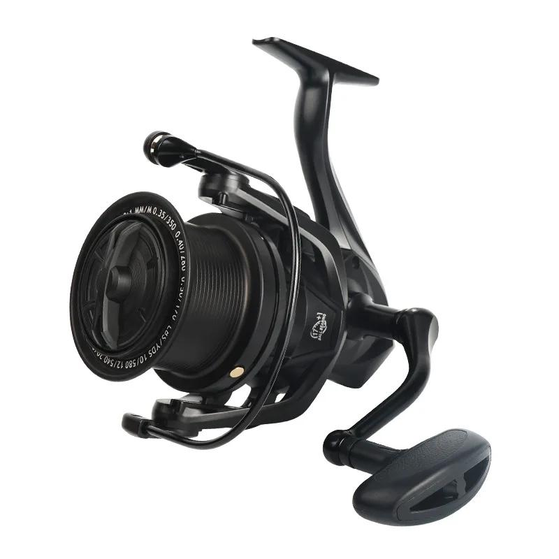 Moulinet de pêche spinning GLS Long Casting 8000-14000 série anti-corrosion alliage aluminium 4.8:1 haute vitesse