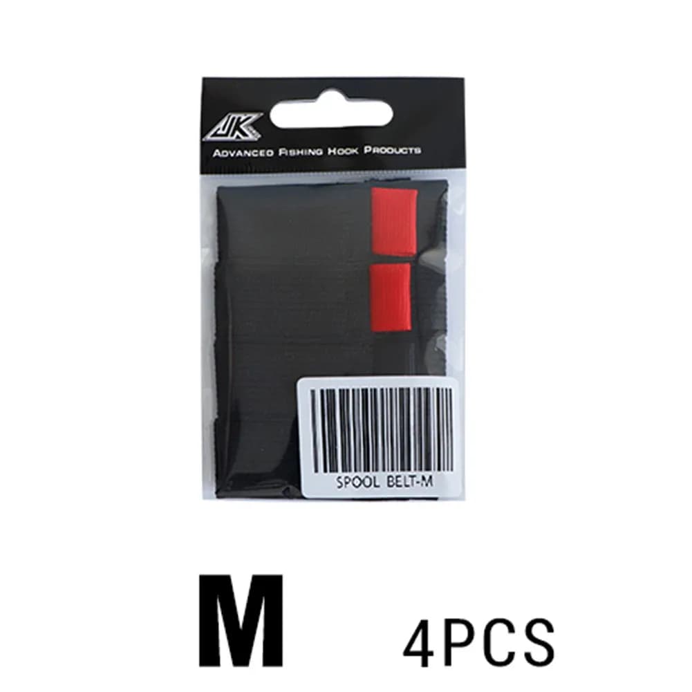 Lot de 4 ceintures élastiques de protection pour moulinets de pêche - Fixation rapide pour canne