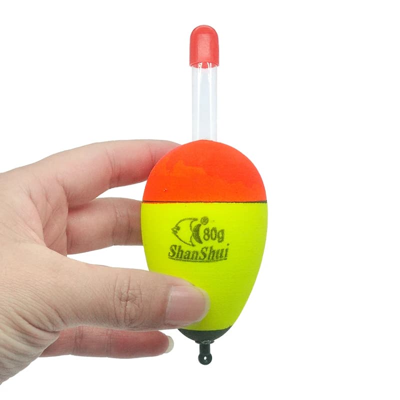 2 Flotteurs luminescents EVA pour pêche de nuit, 5 à 60g, idéaux pêche en mer et sur roches