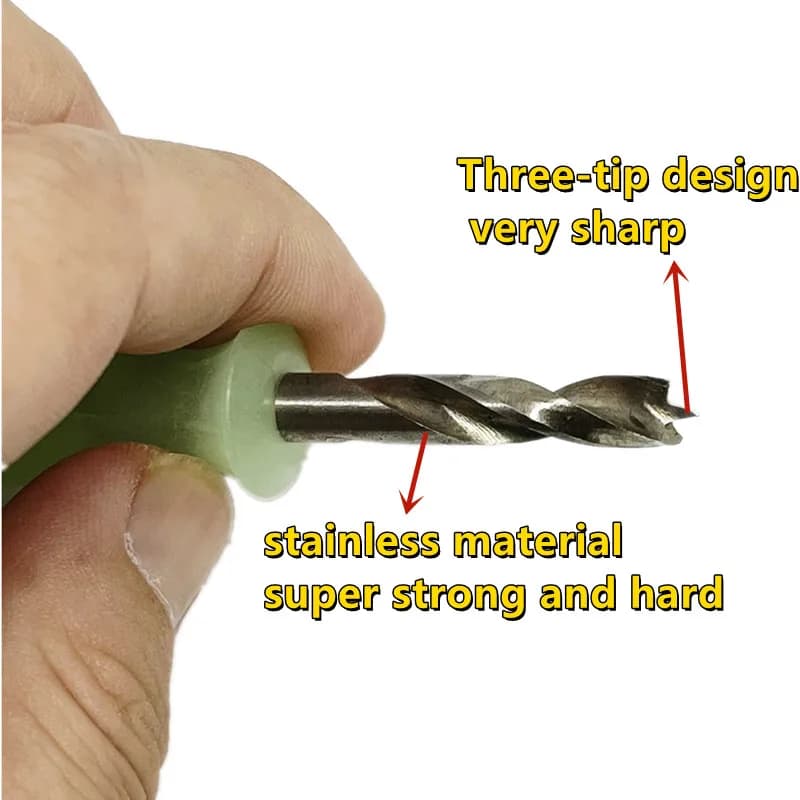 Poinçon à trou 6mm pour boules de liège pêche carpe - Outil perçage appâts accessoire carpe