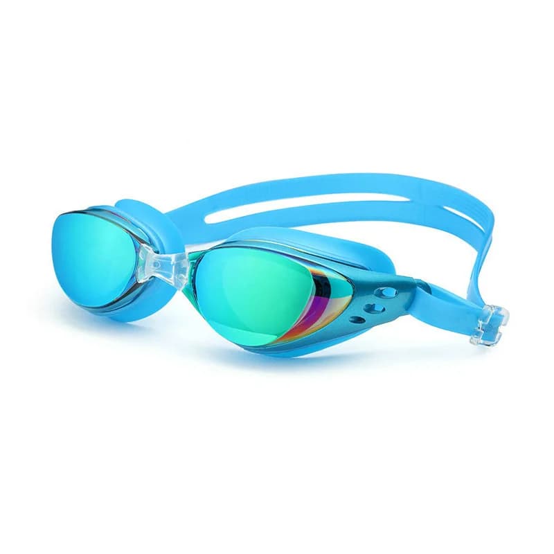 Lunettes de natation myopie -1 à -10 électroplacées - Anti-buée et étanches pour hommes et femmes